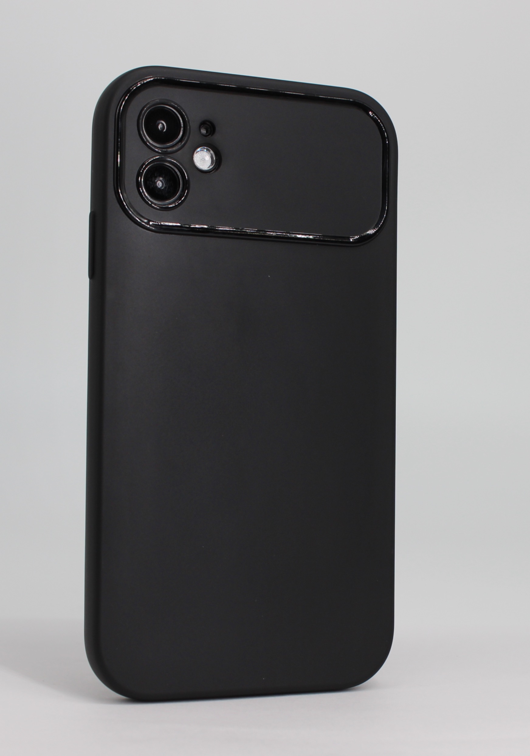 Apple Матовый мягкий чехол для iPhone 12 черный