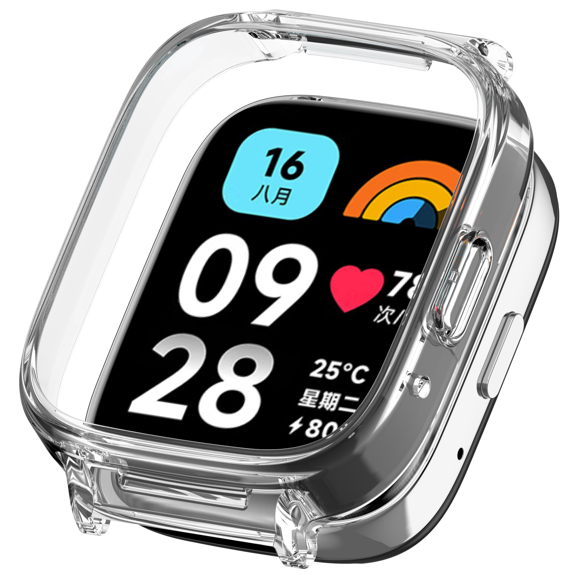 Redmi Жесткий защитный бампер для Redmi Watch 3 прозрачный